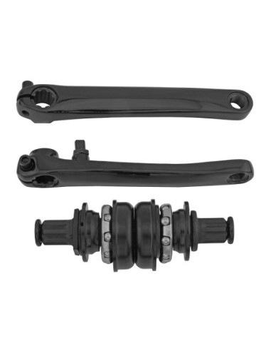 Crank Set Steel 175mm USA/BB 8t Black.